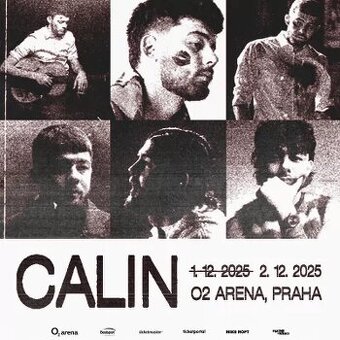 Predám 2 lístky na koncert Calina 2.12 v O2 Aréne