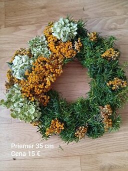 Vence zo sušených kvetov 🌸🌺