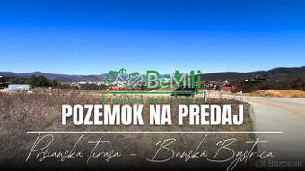 Stavebný pozemok 1208 m2, výhľad na mesto, Banská Bystrica