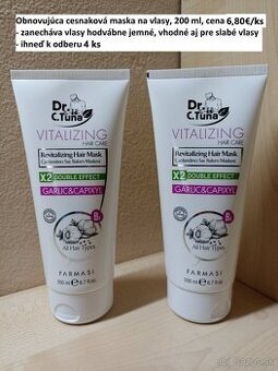 Nová cesnaková maska na vlasy