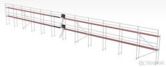Sada 230m2 použitého lešenia
