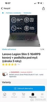Lenovo Legion Slim 5 16ARP9