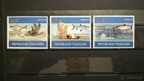 Poštové známky č.192 - Togo - ryby a rybolov