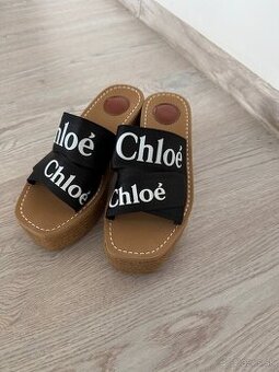 Šľapky Chloé čierne 38