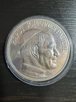Predam striebornu medailu Papez Jan Pavol II. 14.7g .900 198