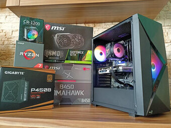 🚀 HERNÉ PC RYZEN 7 2700X, 16GB RAM, GTX 1660 Ti, SSD 🚀