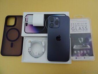 iPhone 14 PRO MAX 128GB PURPLE - ZÁRUKA 1 ROK - 100% BATERIA