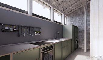 Prenájom exkluzivny 1 izb. Loftový byt. Lucenec, centrum