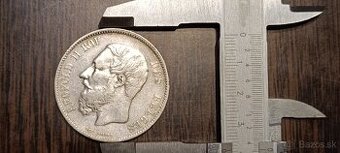 5 Frank 1868 Belgicko