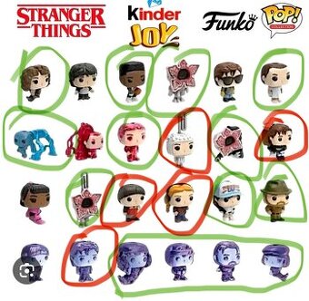 Figúrky zo Stranger things