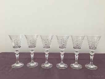 Krištáľové poháre 6ks - RETRO