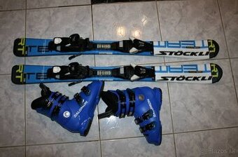 detské lyže Stockli 100 cm , RT . lyžiarky salomon