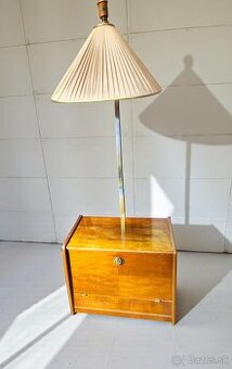 Retro lampa s barovou skrinkou  W. Krechlok