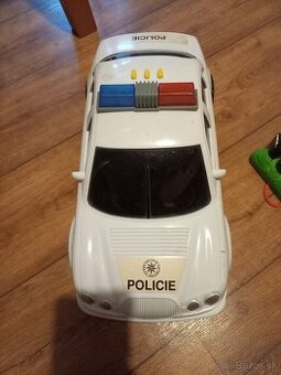 Policajné auto,blika,vydava,zvuky