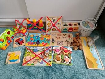 Montessori drevené hračky