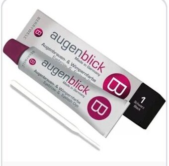 Berrywell farba na obočie a mihalnice s aplikátorom č.1 čier