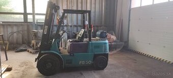 Mitsubishi nosnosť 3000 kg LPG, voda v motorovom oleji
