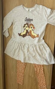 Suprava saty a leginy H&M, Chip&Dale, vel. 116