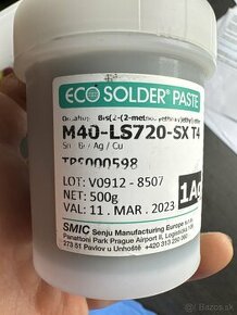 Eco solder pasta M40 obsah 1Ag