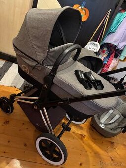 Cybex Priam 3-kombinácia+izofix základňa