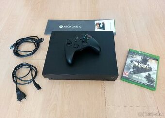 Xbox One X 1TB + 4 hry TOP STAV