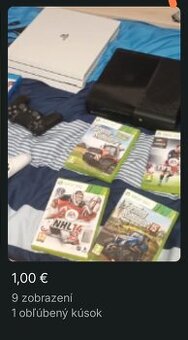 Xbox 360e 500gb verzia +hry +1 ovladac