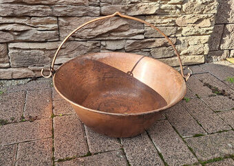 Kotlík na guláš medený