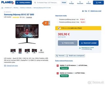 Samsung Odyssey G5 32 144Hz VA