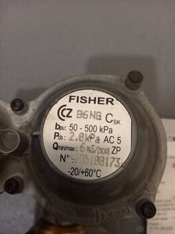 Domový regulátor plynu Fisher,kotol