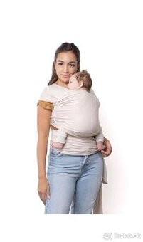 BOBA Wrap Šatka na nosenie detí, bio béžová