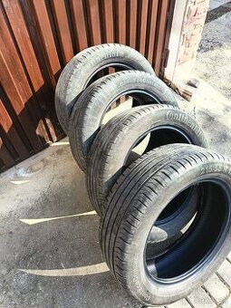 Predaj 4 ks letných pneumatík Continental 215/55 R17
