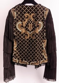 Philipp Plein sako/prechodná bunda s kabelkou