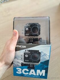 Sencor 4K action camera 3CAM s príslušenstvom
