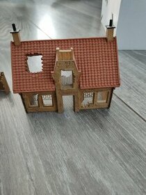 Model zničeneho domu