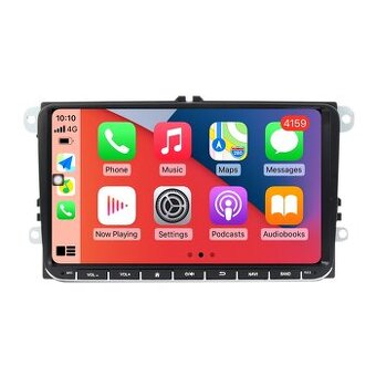 2DIN Autorádio CARPLAY Skoda VW USB+Navi