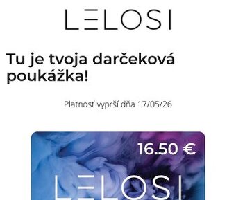 Darčeková poukážka Lelosi