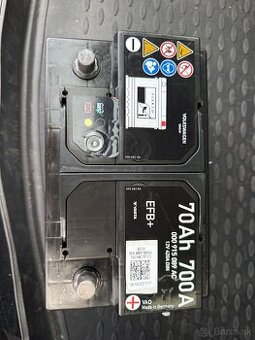 Autobateria EFB + 70AH VW AG 700A