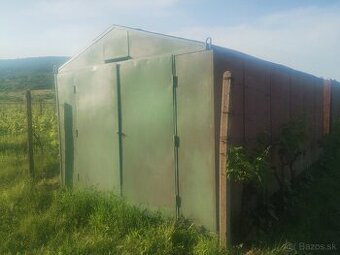 Budička plechová búda sklad 6 x 3 m x 2,4