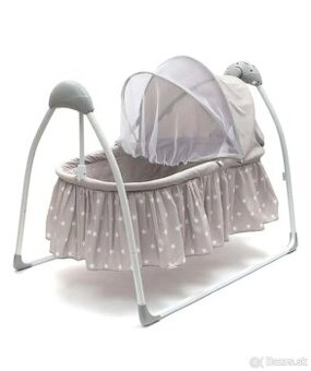 Detská kolíska NEW BABY Swingy s melódiami a časovačo