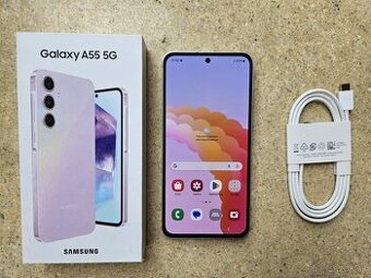 Samsung Galaxy A55 5G 8GB/128GB,ruzovy,top,sklo,zaruka