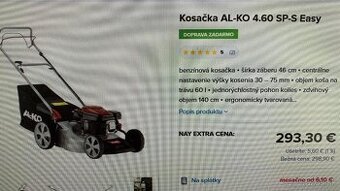 Benzínová kosačka AL-KO 4.60 SP Easy