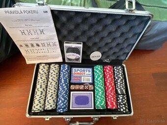 Predám Poker - 300 žetónov v kufríku HQ