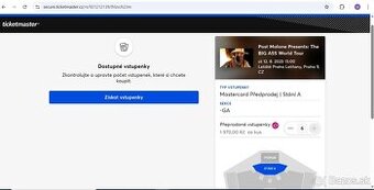 Post Malone Praha stání A 34% SLEVA