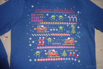 VIANOČNÁ MIKINA-134/140 (9-10 rokov), chlapč., zn.F&F