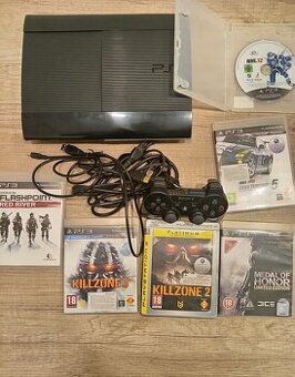 Sony PlayStation 3 Super Slim 500GB + 6 Hier