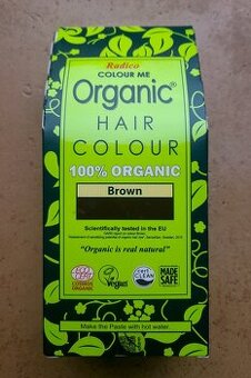 100% organická farba na vlasy