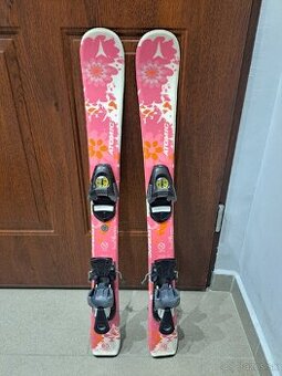 Detské lyže s lyžiarkami