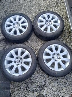 Alu 5 x 112 R 16 originál + zimné pneu.