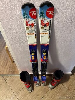 Predam SADA detské lyže 110cm a lyžiarsky 22cm - 1