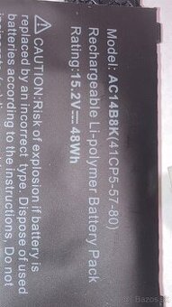 Predam lacno novú batériu do Acer